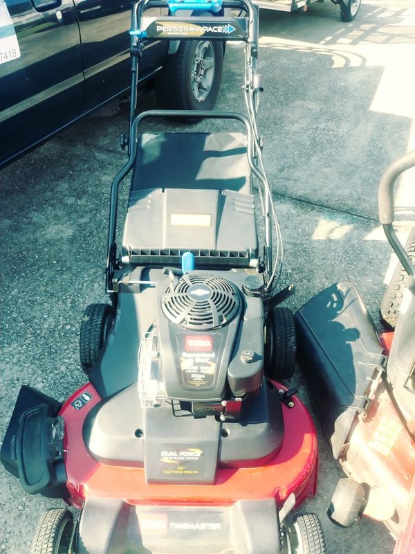 toro timecutter zero turn and 1 30inch timemaster self propelled
