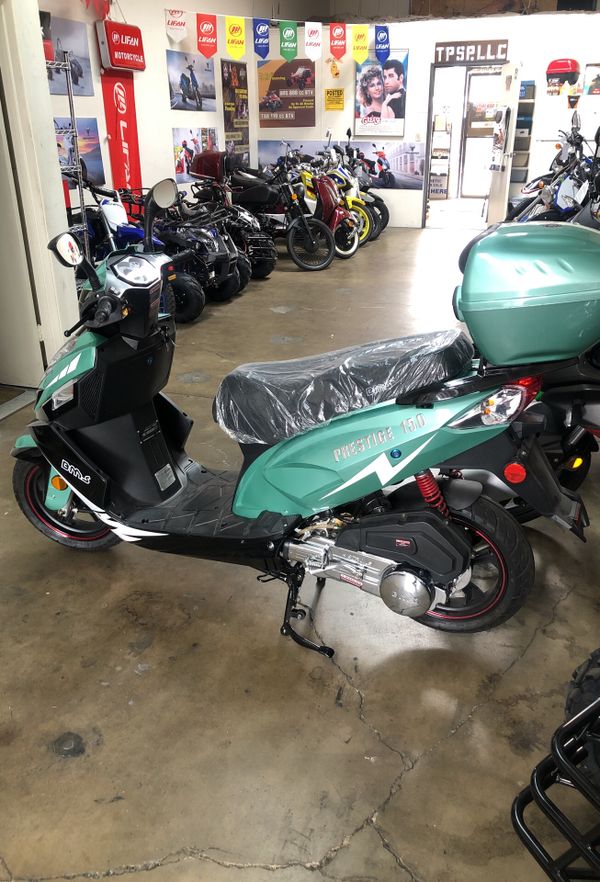 New BMS Scooter 150cc. Prestige Gas Saver 72 HR Sale One Left As Low ...