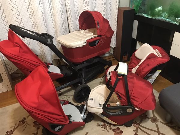 helix double stroller