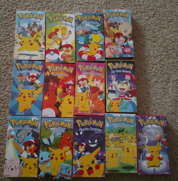 13 Pokemon VHS tapes for Sale in Hershey, PA - OfferUp