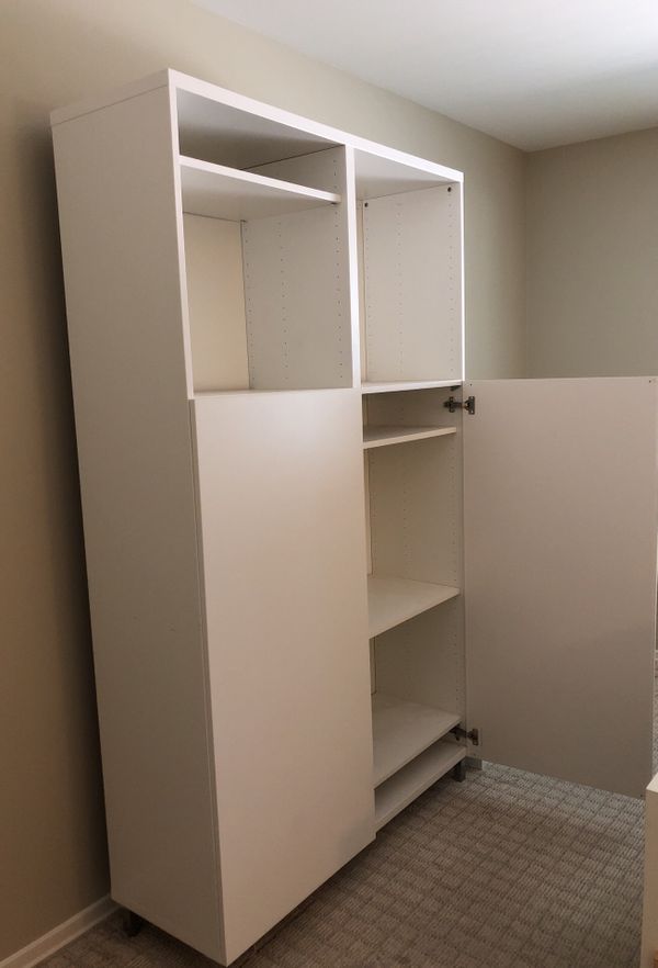 Ikea White Besta Bookcase With Extension And Extra Shelves For Ikea White Besta Bookcase With Extension And Extra Shelves
