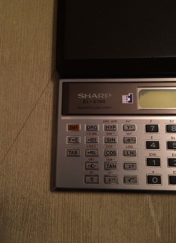 Sharp El 5100 Calculator