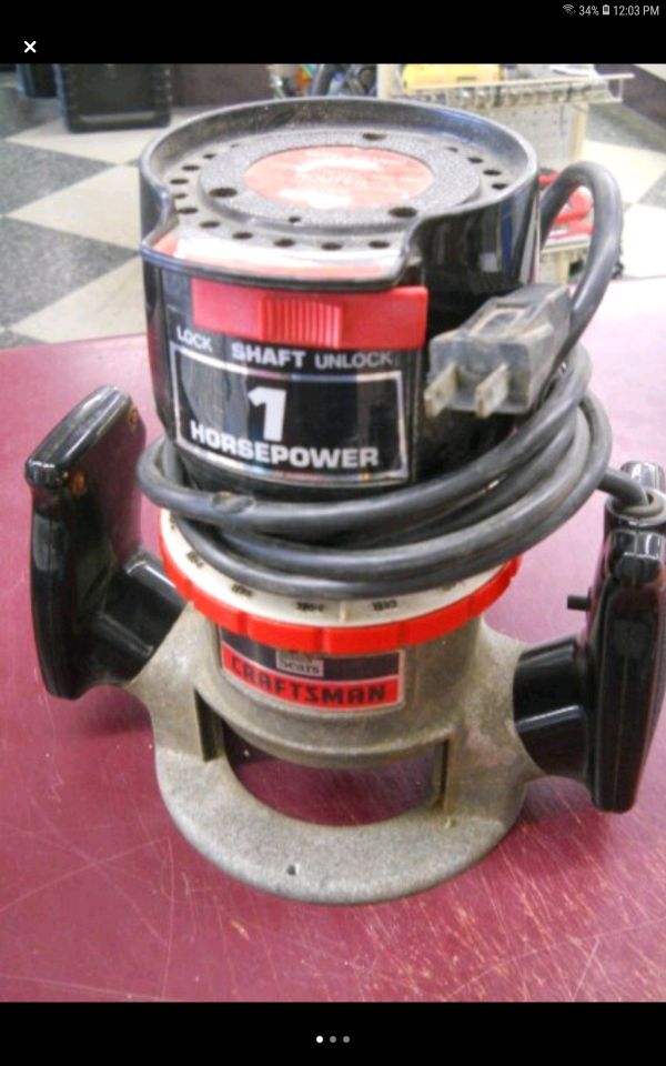CRAFTSMAN ROUTER 1HP for Sale in Columbus, OH OfferUp