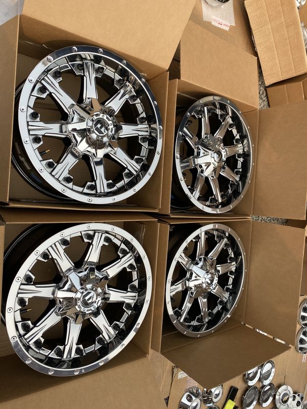 Fuel wheels 20x9 Chevy gmc 2500 3500 8x180 bolt pattern for Sale in ...