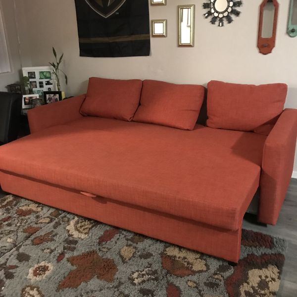 IKEA SOFA QUEEN SIZE SLEEPER ORANGE For Sale In Las Vegas NV OfferUp   Ac6f9f656441404cbfa507de626b0a23 