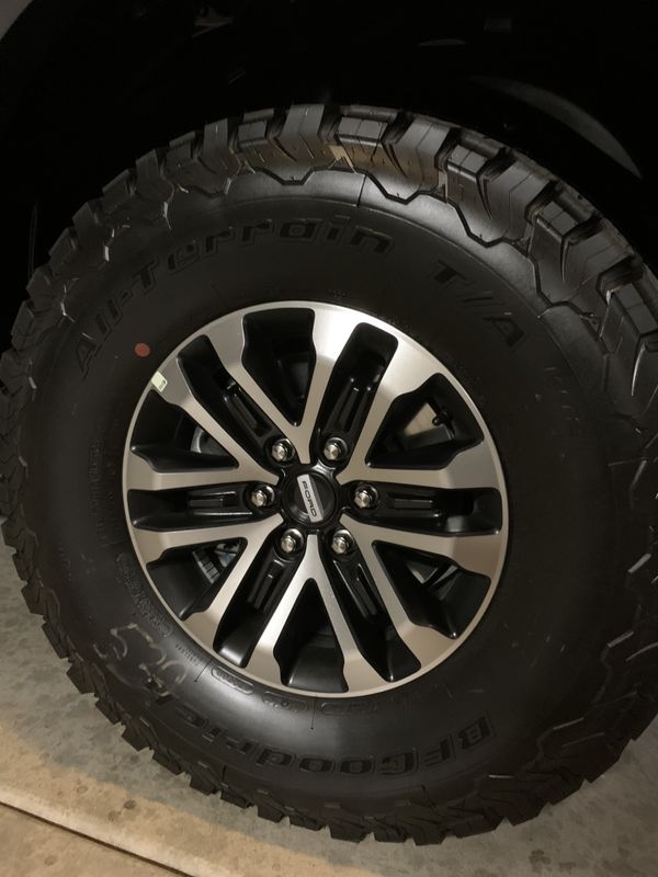 New 2020 Ford Raptor wheels and BFG KO2 AT Tires, 315x70Rx17. Same as ...