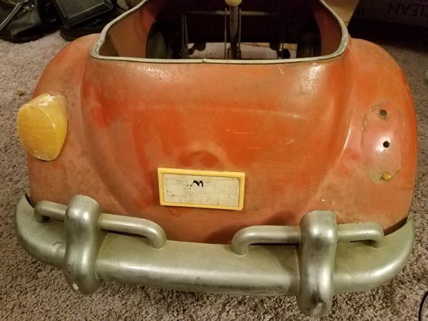 vintage volkswagen pedal car