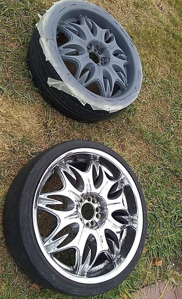 20 inch rims plastic dip rims for Sale in Niederwald, TX OfferUp