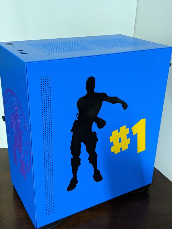 Custom Gaming PC Computer Vinyl Wrapped Fortnite Theme for Sale in