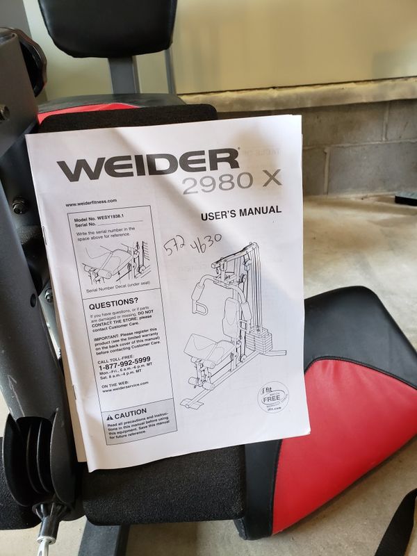 Weider 2980 X Home Gym, rarely used for Sale in Peru, NY - OfferUp