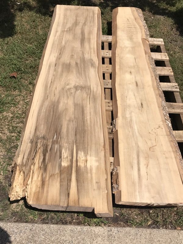 Natural Live Edge Rustic Rough Cut Raw Wood lumber for Sale in Virginia