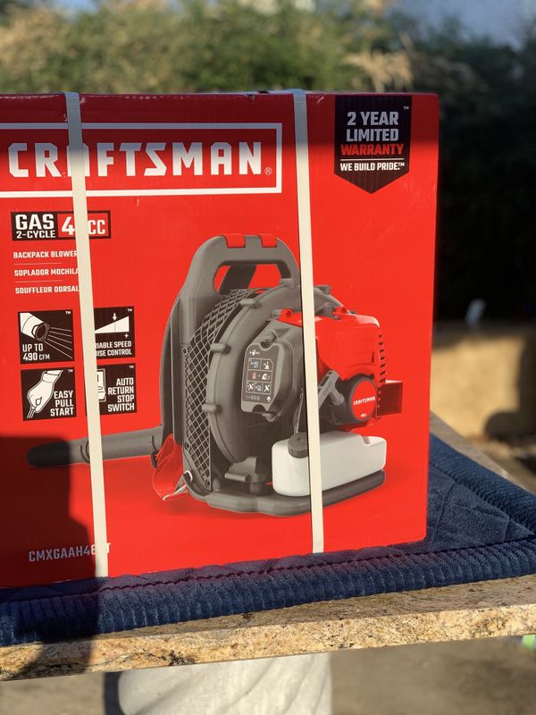 CRAFTSMAN backpack leaf blower for Sale in Metairie, LA OfferUp