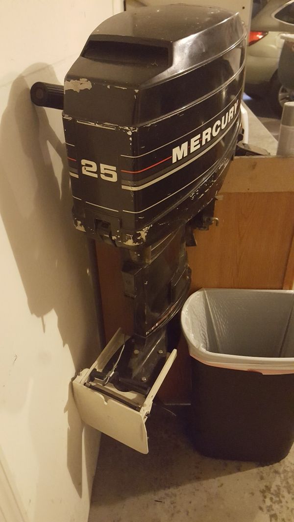 Mercury 25 Hp 2 Stroke Fuel Tank Included For Sale In Auburn Wa Offerup