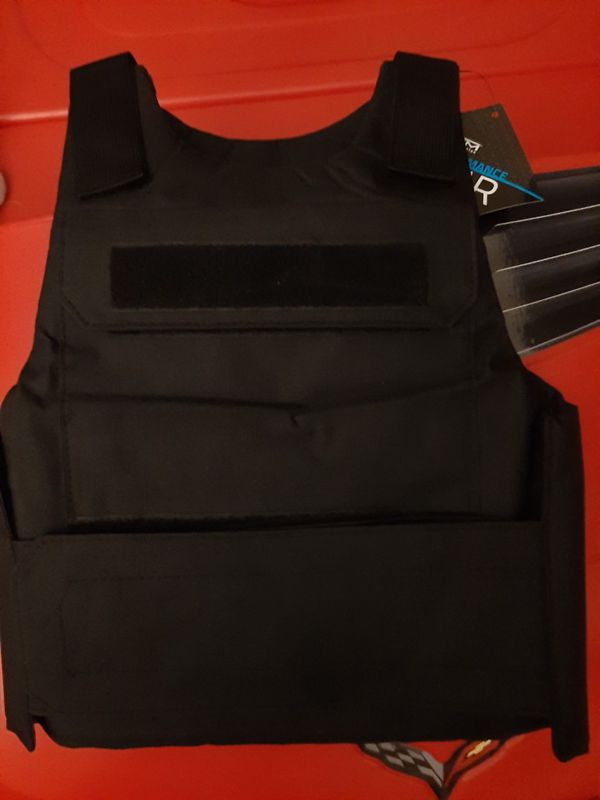 Bullet Proof Vest This Vest Comes Without Plates Not Included This Vest Has Velcro To Add Extras ...