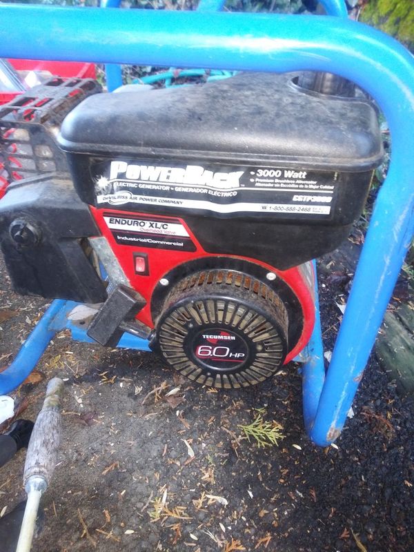 This is an Onan generator with a 4 stroke tecumseh enduro XL/C