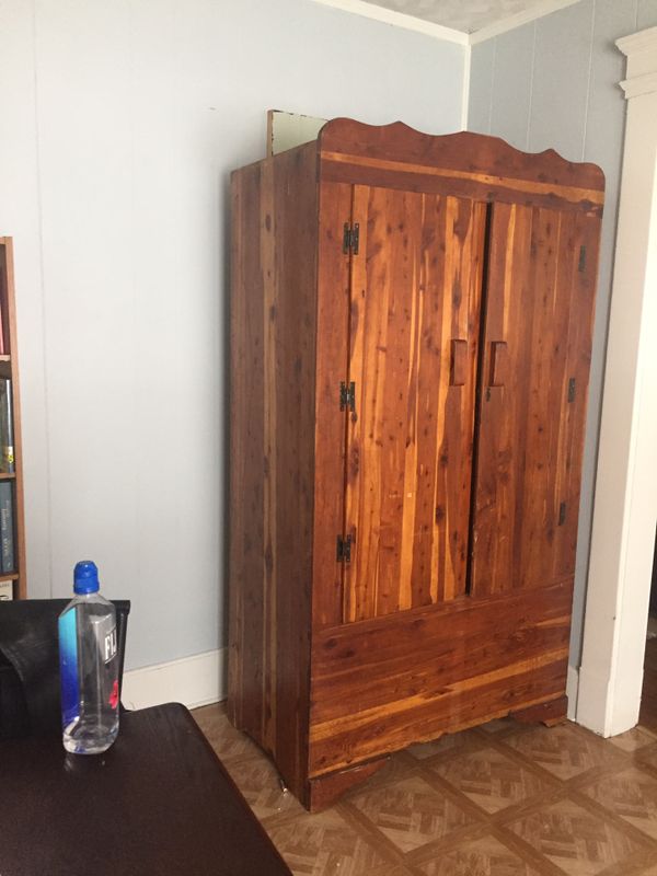 Genuine Cedar Armoire Wardrobe Closet for Sale in East Haven, CT - OfferUp