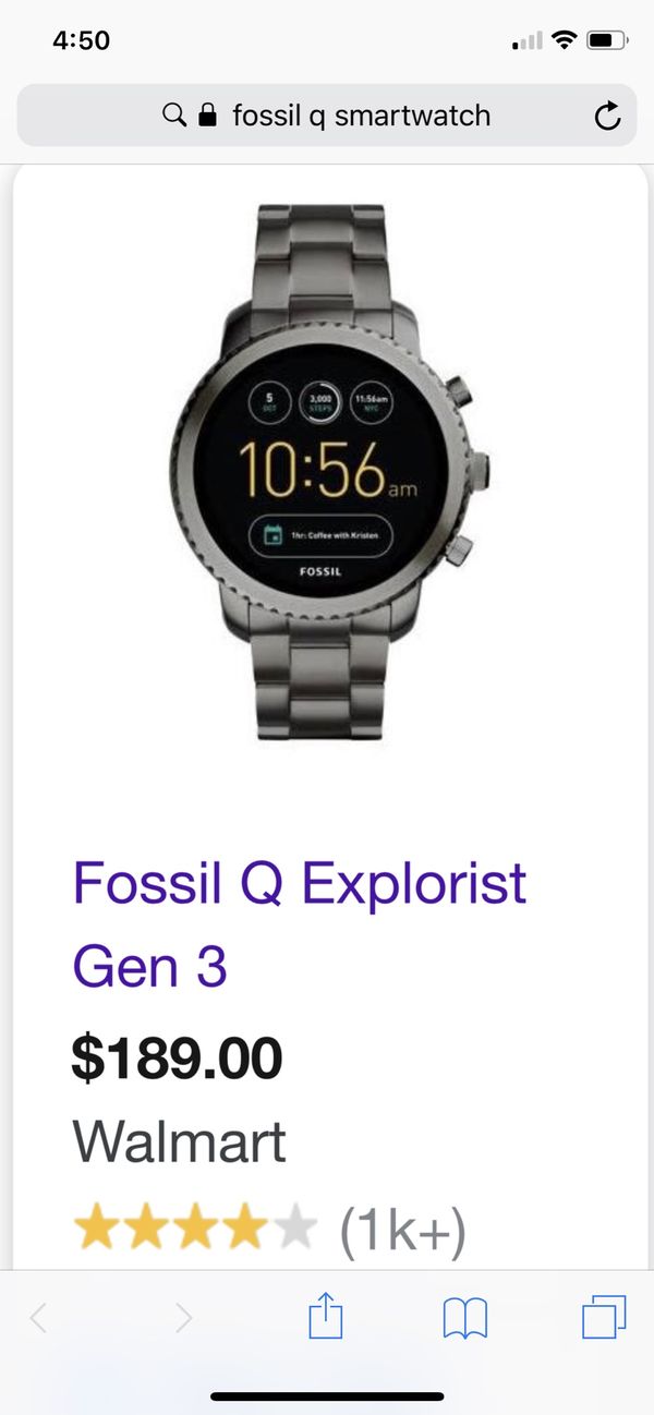 fossil q gen 3 compatible with iphone