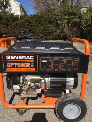 generac 7500e portable generator