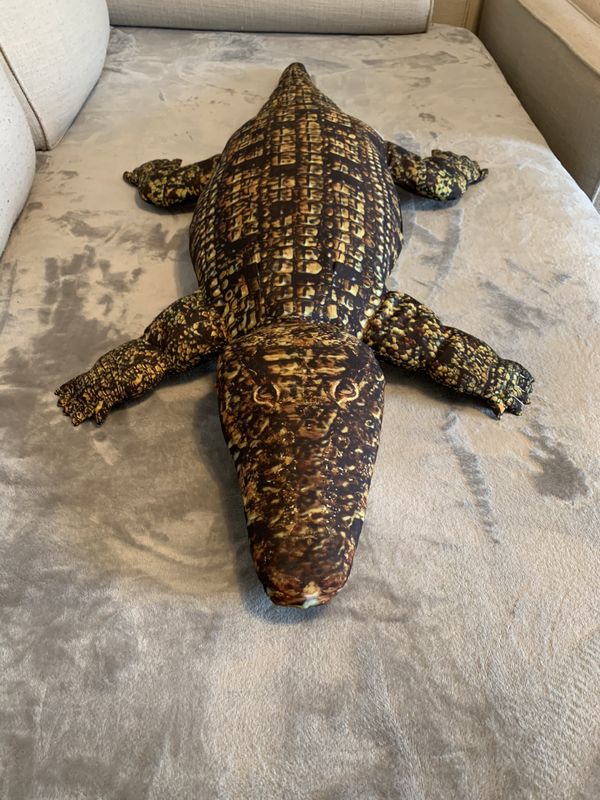 giant alligator pillow