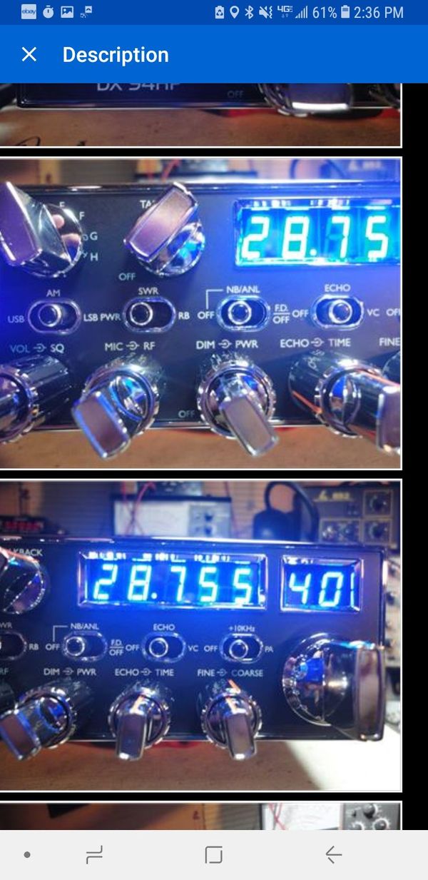 100Watt CB Radio Galaxy DX 94HP Big Rig Series for Sale in