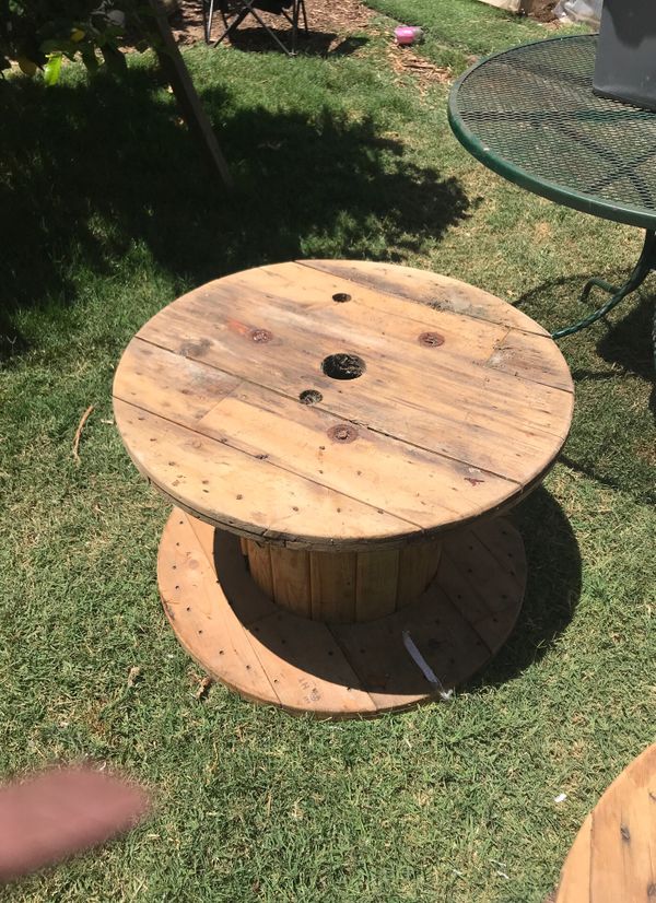 2-wooden-cable-spools-for-sale-in-fallbrook-ca-offerup