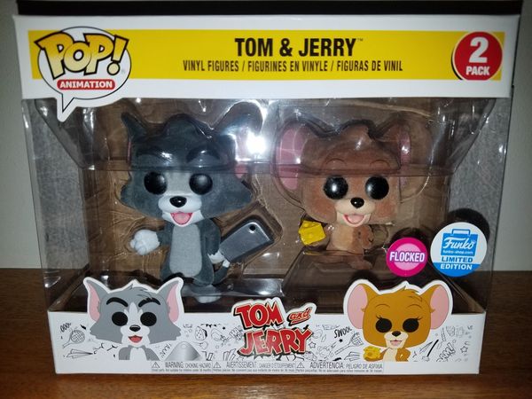 tom and jerry funko pop flocked