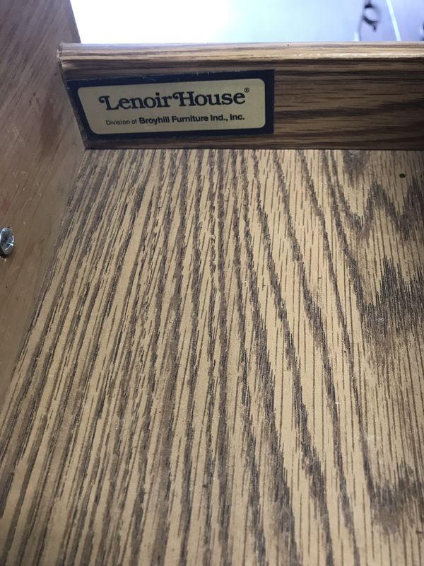 BROYHILL Lenoir House Oak Roll Top Desk for Sale in Brentwood, NC OfferUp