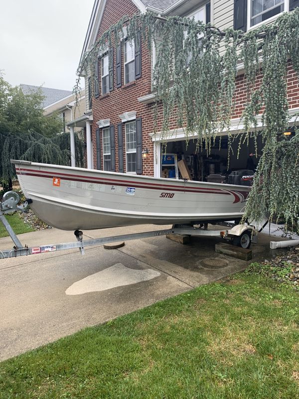 Jon boat 2002 Smokercraft voyager 14’ for Sale in Haddonfield, NJ - OfferUp