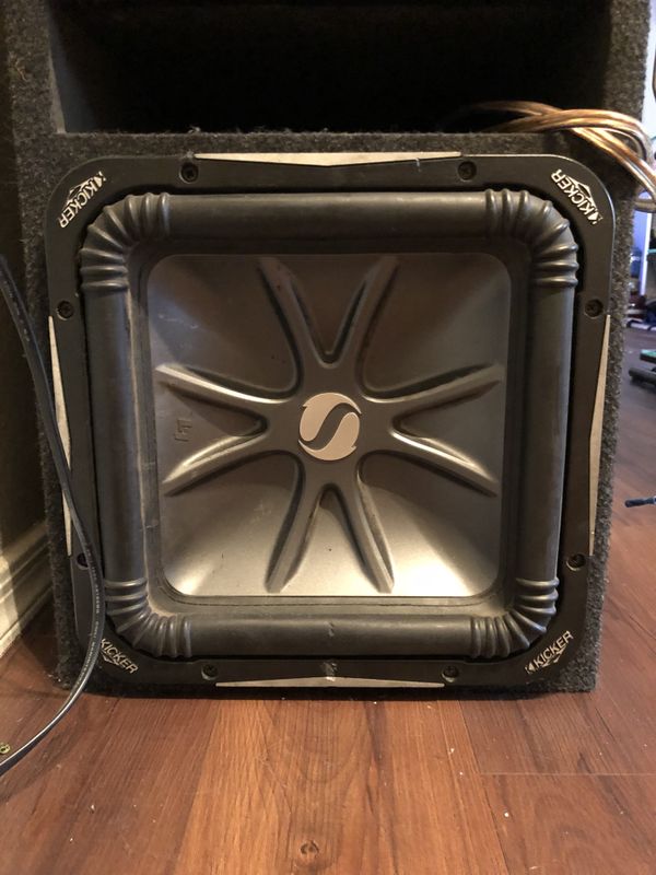 2 boxed kicker L7 12’s w/ 3000w Lightning audio amp for Sale in Phoenix