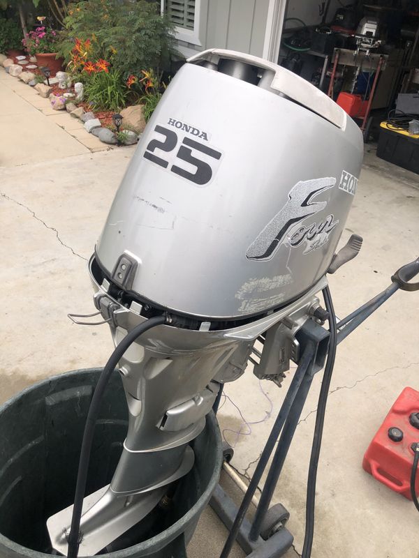 25 hp Honda four stroke outboard for Sale in Corona, CA - OfferUp