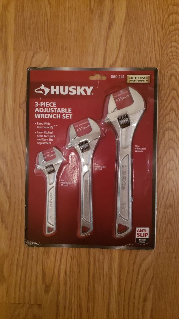 Husky 3Piece Adjustable Wrench Set for Sale in WinstonSalem, NC OfferUp