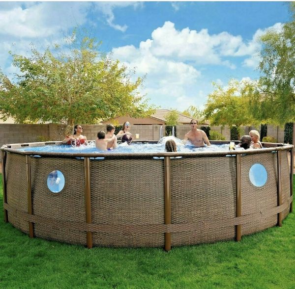 coleman 18 ft round pool