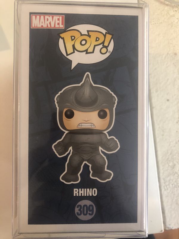 rhino pop figure