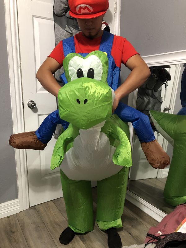 Mario and Yoshi Inflatable Halloween Costume for Sale in San Antonio, TX OfferUp