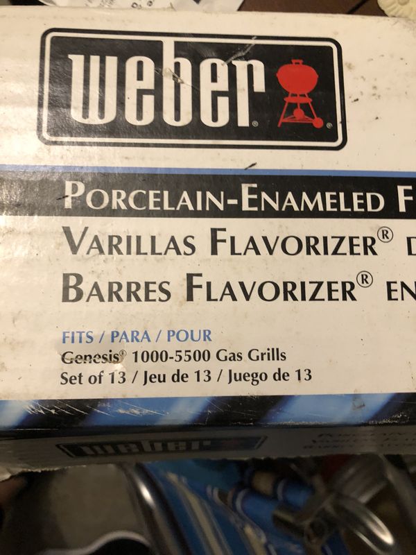 weber genesis b flavorizer bars