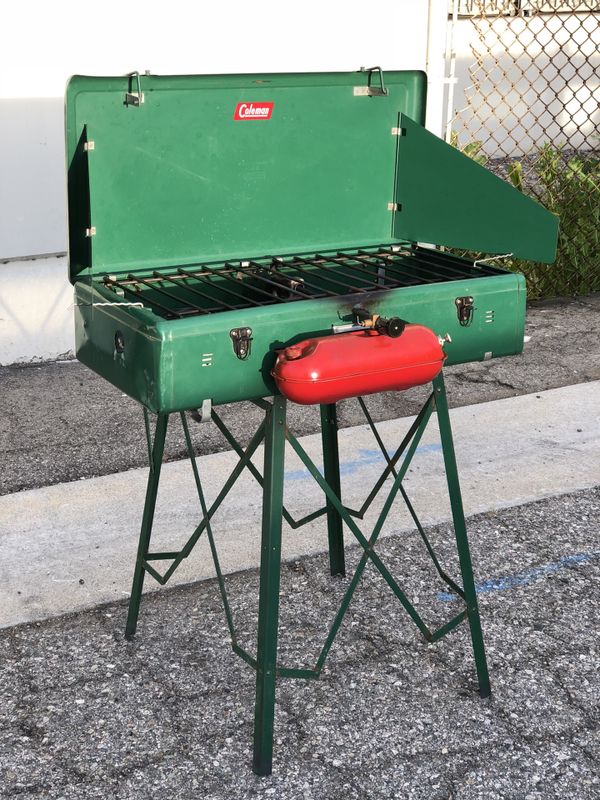 coleman folding grill