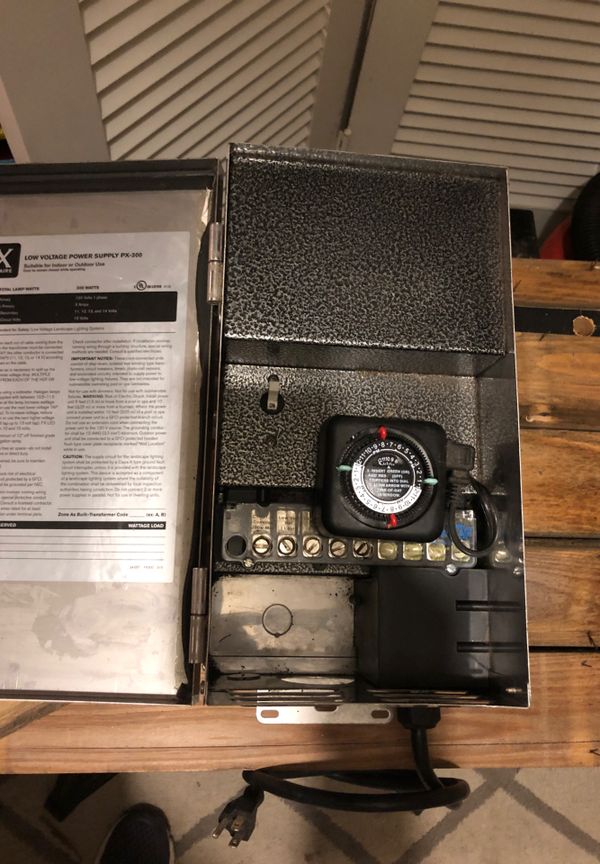 Fx Luminaire low voltage transformer. PX300 TPCSS 300 Watt Low Voltage