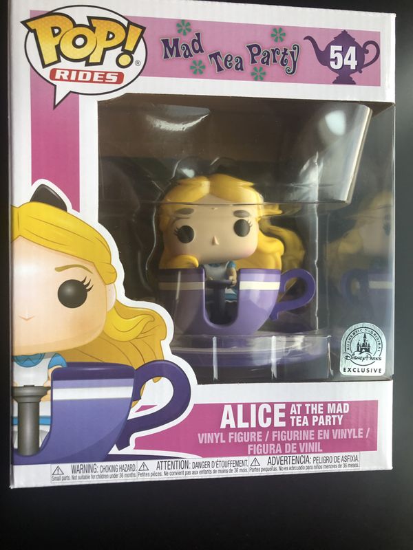 alice tea cup funko