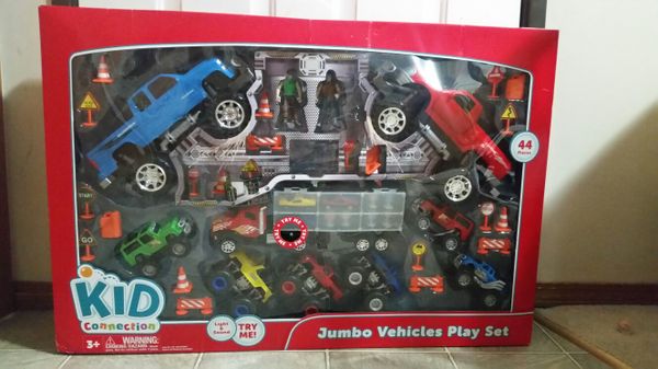 kid connection jumbo vehicles play set