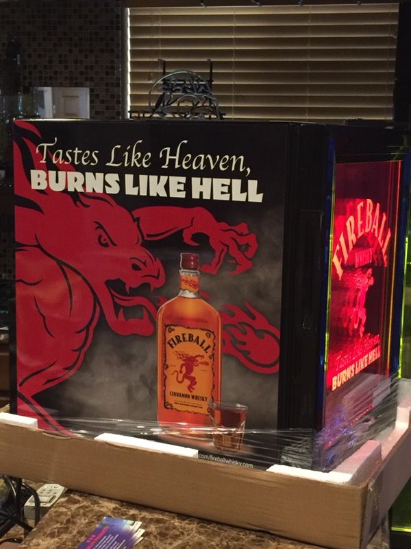 New Fireball Whiskey Cooler Mini Fridge for Sale in Corona, CA OfferUp