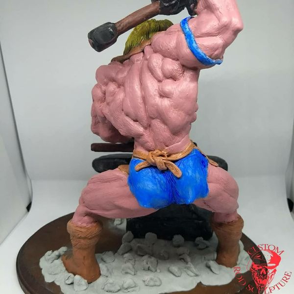 Handmade Blacksmiths 1/6 polymer clay action figure 12" tall for Sale in Leesville, LA OfferUp