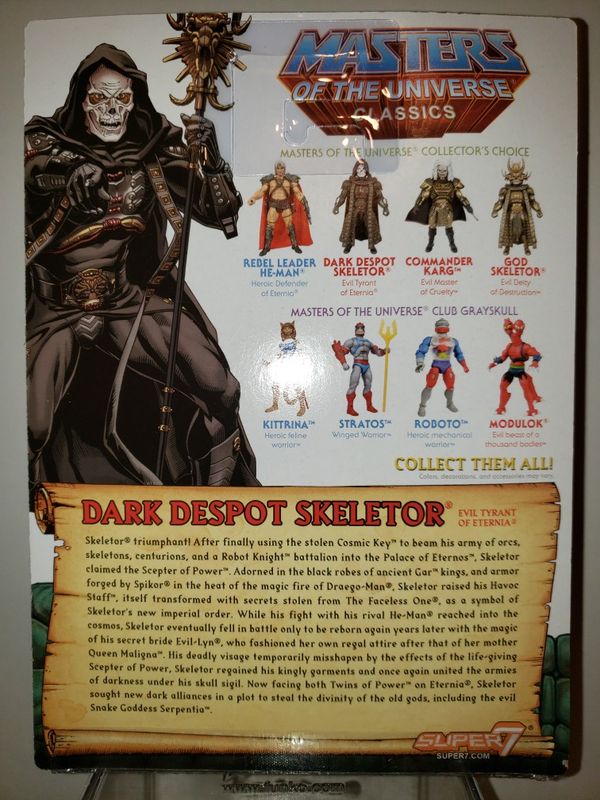 masters of the universe classics dark despot skeletor