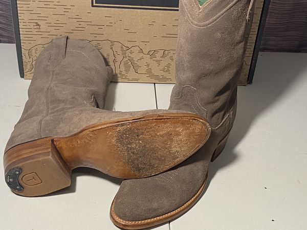 tecovas waterproof suede
