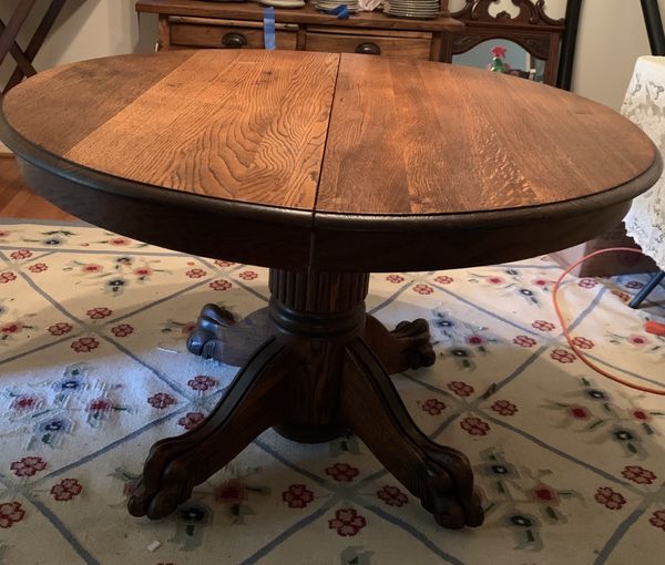 Beautiful Antique Tiger Wood Dining Table for Sale in Houston, TX OfferUp