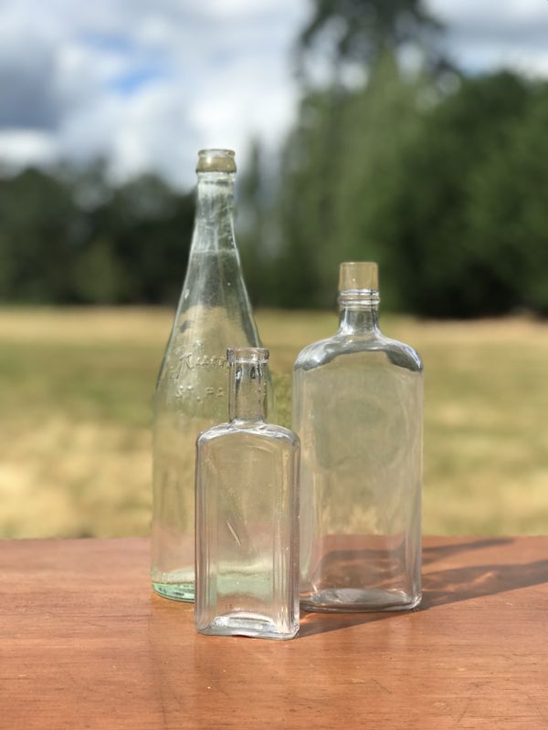 Vintage glass bottles for Sale in Roy, WA - OfferUp