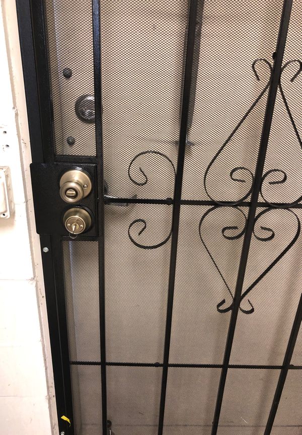 Screen door with 2 locks for Sale in Orlando, FL OfferUp