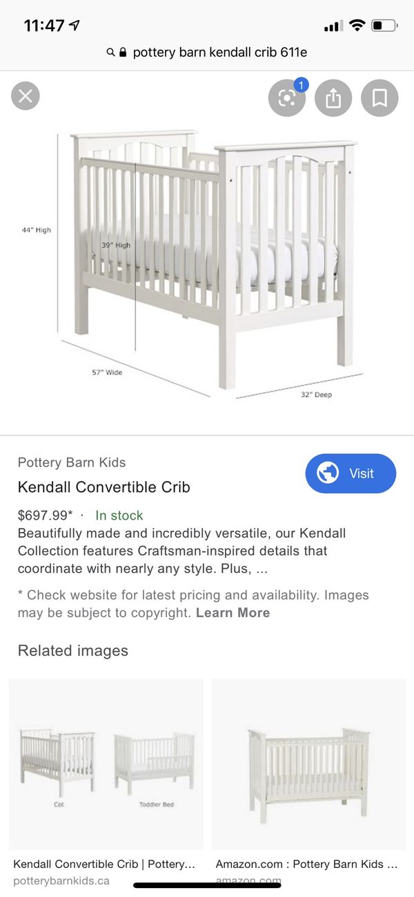 Pottery Barn Kids Kendall Crib 611 E For Sale In Costa Mesa Ca