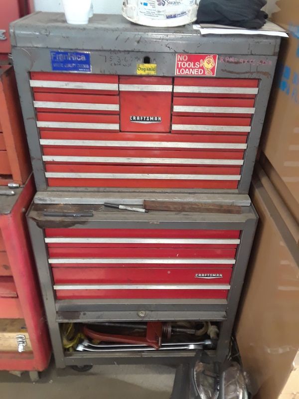 1960's vintage Craftsman toolbox in good condition for Sale in Tampa ...