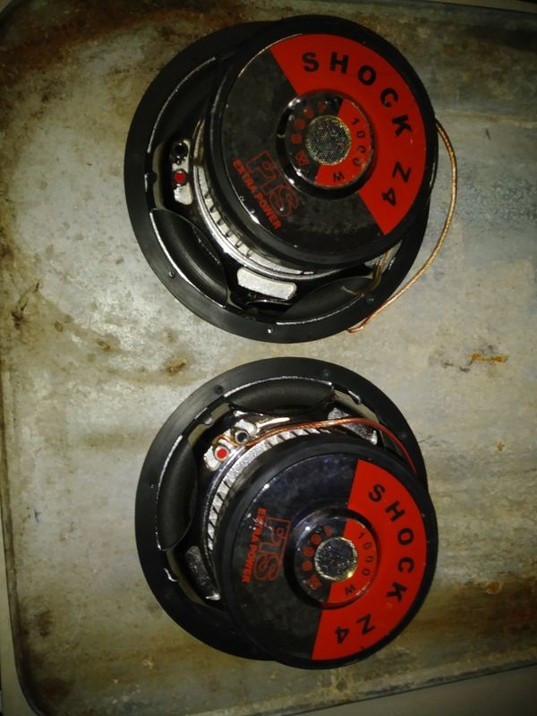 Pair Of Shock Z4 10 Subs 1000 Watts Each Dvc With Box For In Open In The Continue To Mobile Website