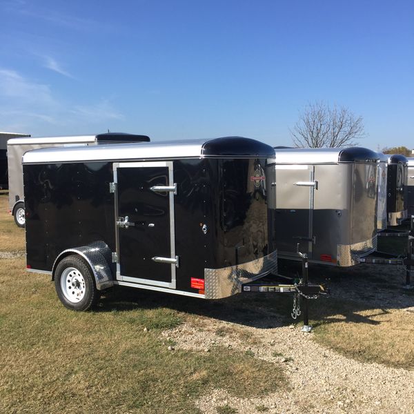 5x10 Enclosed cargo trailerfits in garage for Sale in Burleson, TX